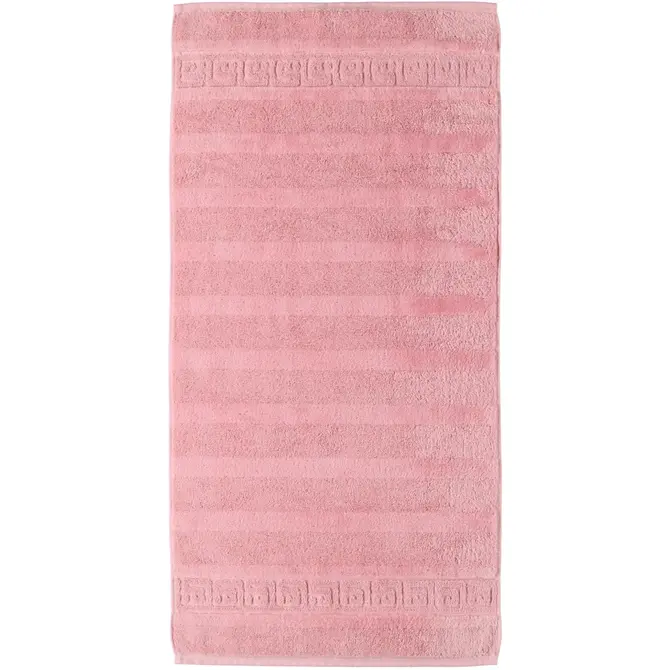 Cawö Noblesse Uni Serviette 50x100 Vieux rose