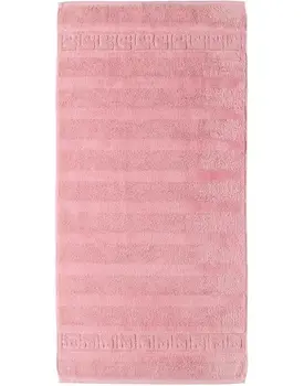 Cawö Noblesse Uni Handdoek 50x100 Roze