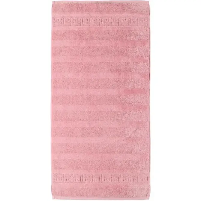 Cawö Noblesse Uni Handdoek 50x100 Roze