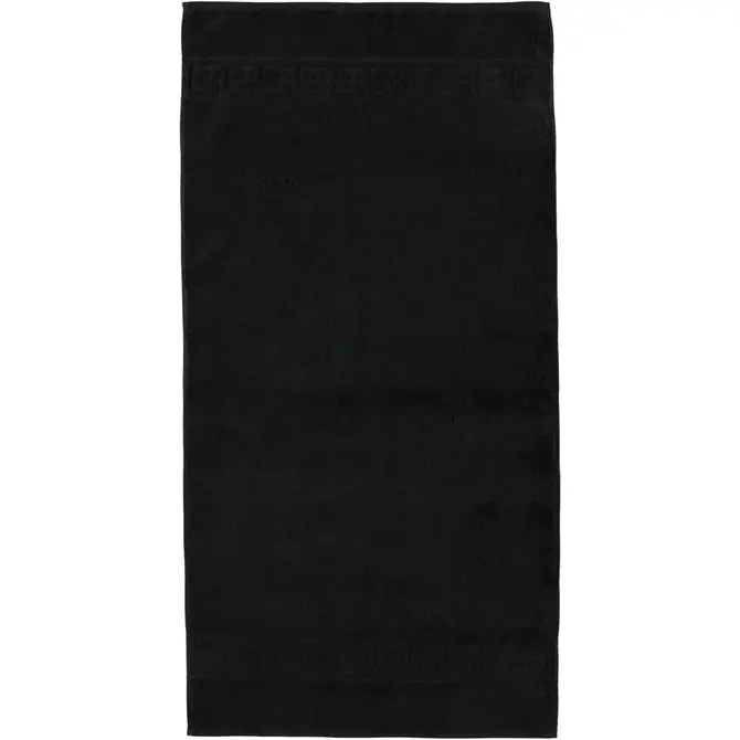 Cawö Noblesse Uni Handdoek 50x100 Schwarz