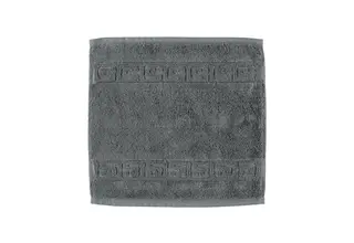 Cawö Noblesse Uni Gezichtsdoekje Antraciet