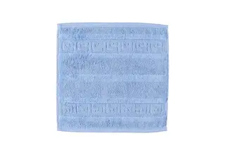 Cawö Noblesse Uni Gezichtsdoekje Lichtblauw