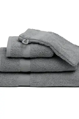 Vandyck Prestige Plain Mole Grey Washandje 16x22