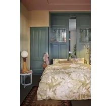 At Home by Beddinghouse Pencil Rain Dekbedovertrek Ochre 200 x 200/220 cm