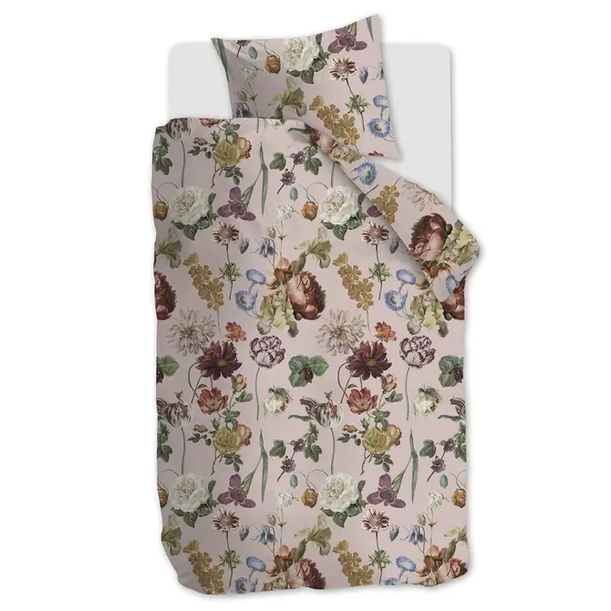 At Home by Beddinghouse Past Dekbedovertrek Nude 140 x 200/220 cm At Home by Beddinghouse Past Dekbedovertrek Nude 140 x 200/220 cm