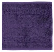 Cawö Noblesse Uni Gant de toilette violet