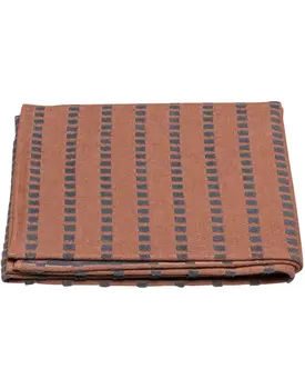 David Fussenegger plaid Deco 1995 orange/brown 130x200