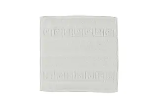 Cawö Noblesse Uni Gezichtsdoekje Wit