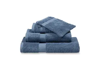 Vandyck Prestige Gant de toilette uni bleu vintage 16x22