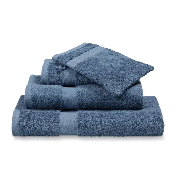 Vandyck Prestige Plain Vintage Blue Towel 60x110