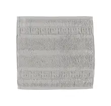Cawö Noblesse Uni Face Cloth Silver