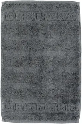 Cawö Noblesse Uni Gastendoekje 30x50 Antraciet