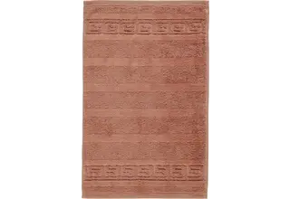 Cawö Noblesse Uni Serviette de toilette 30x50 Cannelle