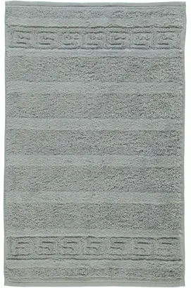 Cawö Noblesse Uni Gastendoekje 30x50 Platina