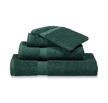 Vandyck Prestige Plain Dark Green  Handdoek 60x110