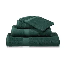 Vandyck Prestige Plain Dark Green Drap de douche 70x140