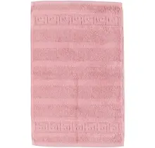 Cawö Noblesse Uni Gastendoekje 30x50 Roze