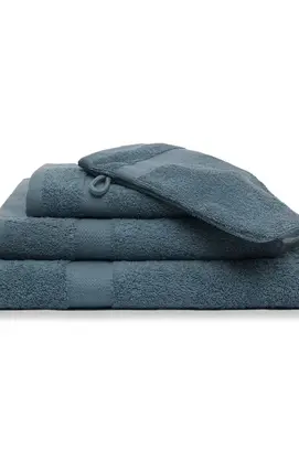 Vandyck Prestige Plain Faded Denim Guest towel 40x60