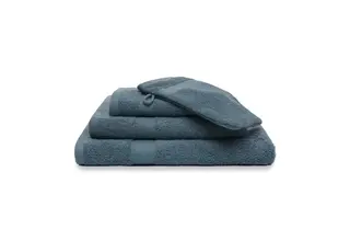 Vandyck Prestige Gant de toilette en denim délavé uni 16x22