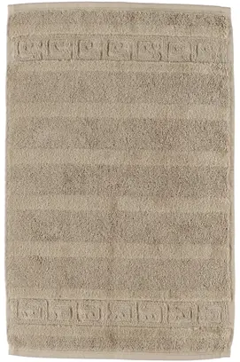 Cawö Noblesse Uni Serviette de bain 30x50 Sand