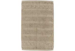 Cawö Noblesse Uni Serviette de bain 30x50 Sand