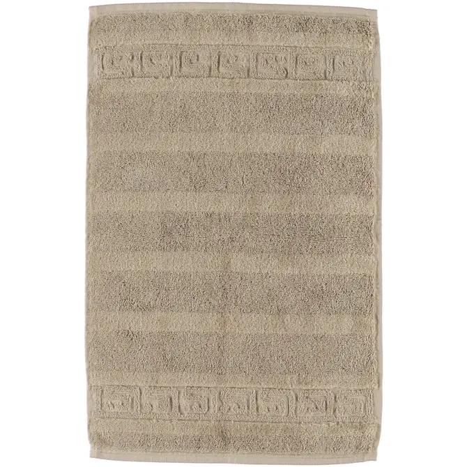 Cawö Noblesse Uni Serviette de bain 30x50 Sand