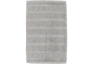 Cawö Noblesse Uni Serviette de toilette 30x50 Silver