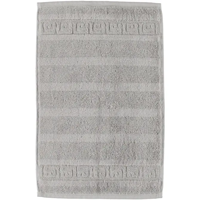 Cawö Noblesse Uni Serviette de toilette 30x50 Silver