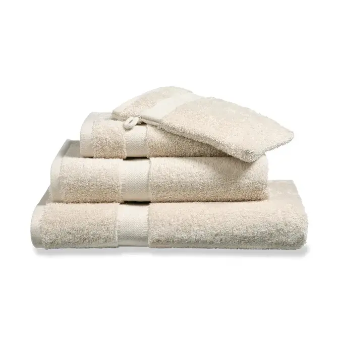 Vandyck Prestige Plain Cream Tan Guest towel 40x60