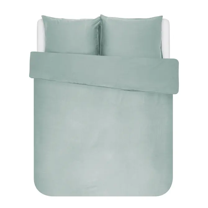 Essenza Minte  dekbedovertrek Dusty green 2p set 240x220