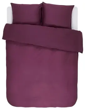 Essenza Minte  dekbedovertrek Burgundy 1p set 140x220