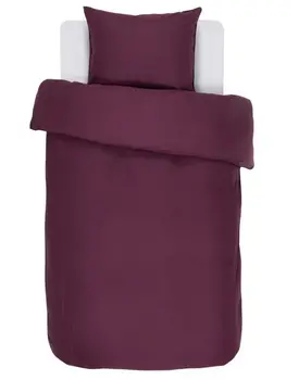 Essenza Minte  dekbedovertrek Burgundy 1p set 140x220