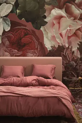 Essenza Minte housse de couette Dusty rose 2p set 240x220