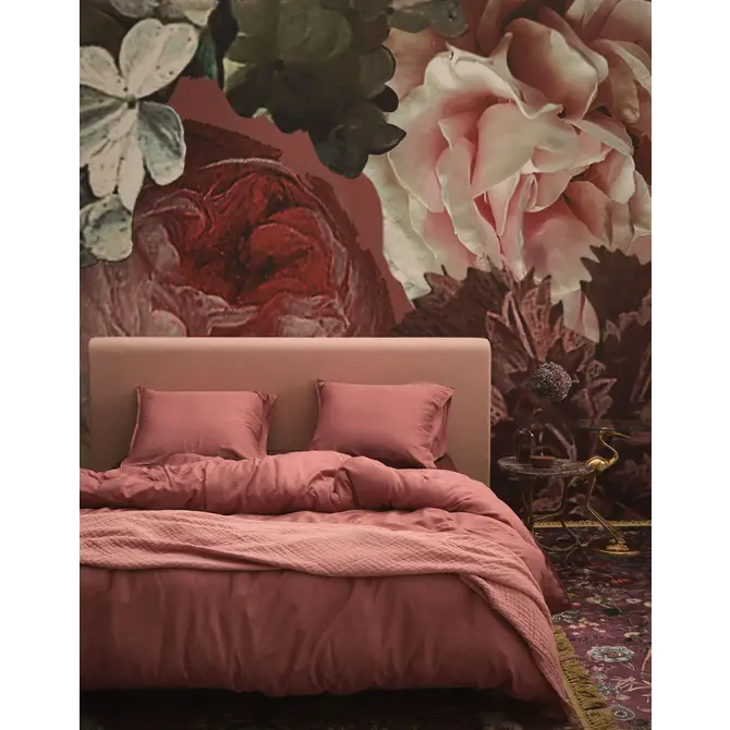 Essenza Minte  dekbedovertrek Dusty rose 2p set 260x220