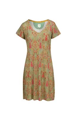 Pip Studio Djoy Chemise de nuit à manches courtes Primavera Green S