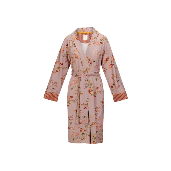 Pip Studio Nisha Kimono Kawai Flower Light Pink M