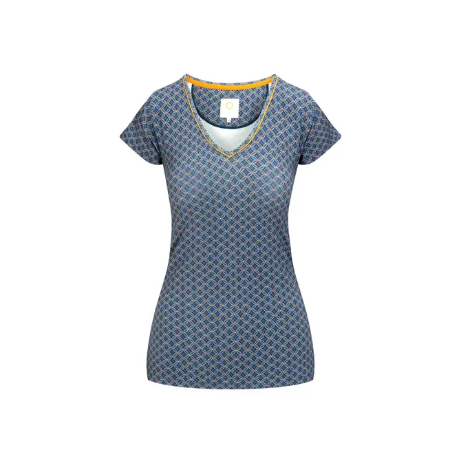 Pip Studio Toy Top à manches courtes Tegola Blue XL