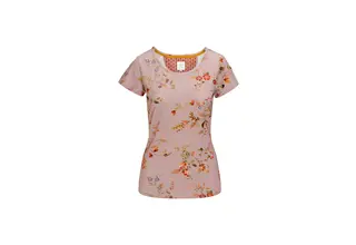Pip Studio Tilly Top à manches courtes Kawai Flower Light Pink L
