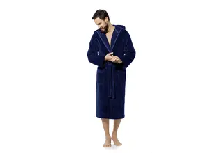 Morgenstern Marc   Heren Badjas  nachtblauw XL