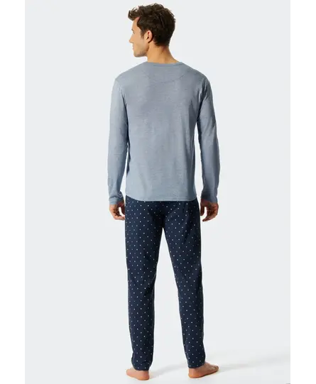 Schiesser Pyjama lang blue 176819 56/XXL