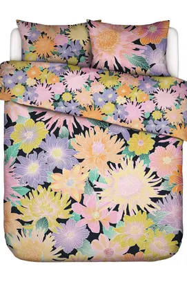 Covers & Co Flower fling Dekbedovertrek Black 140x200/220