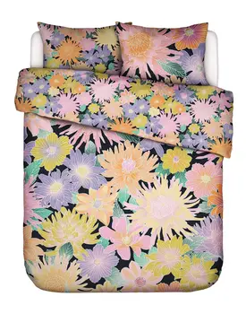 Covers & Co Flower fling Dekbedovertrek Black 140x200/220