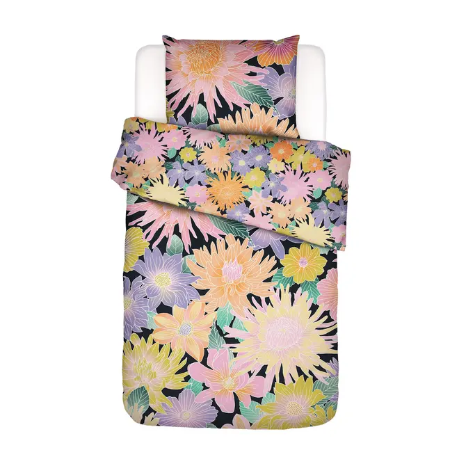 Covers & Co Flower fling Dekbedovertrek Black 140x200/220