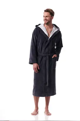 Morgenstern Marc   Heren Badjas  graphit XL
