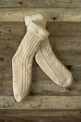 De Witte Lietaer Yamuna Home Socks 40-46 safari