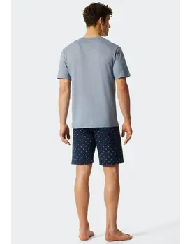 Schiesser Shortama blue 176820 56/XXL