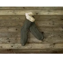 De Witte Lietaer Yamuna Home Socks 40-46 khaki