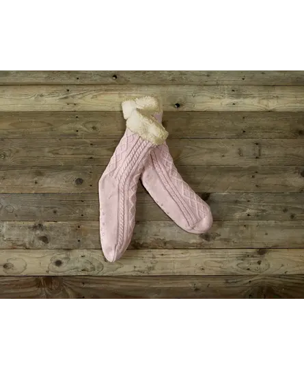 De Witte Lietaer Yamuna Home Socks 35-40 vieux rose