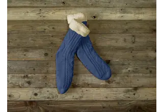 De Witte Lietaer Yamuna Home Socks 40-46 royal blue