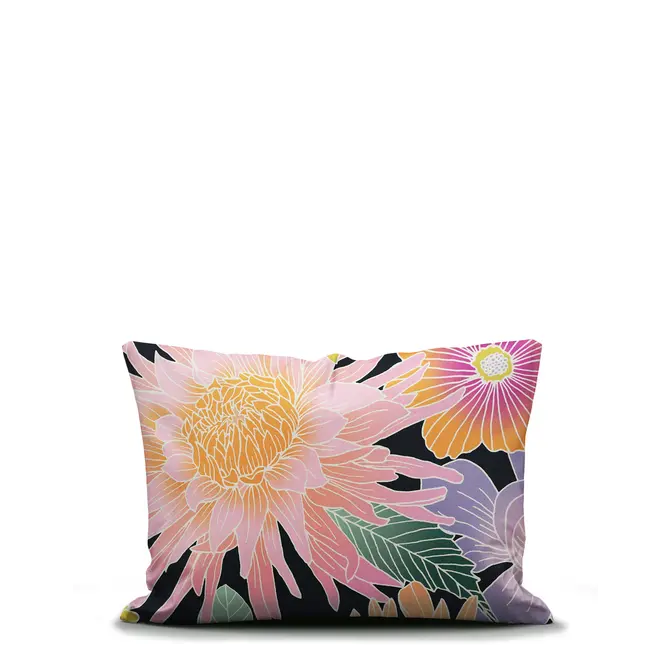 Covers & Co Flower fling Kussensloop Black 60x70